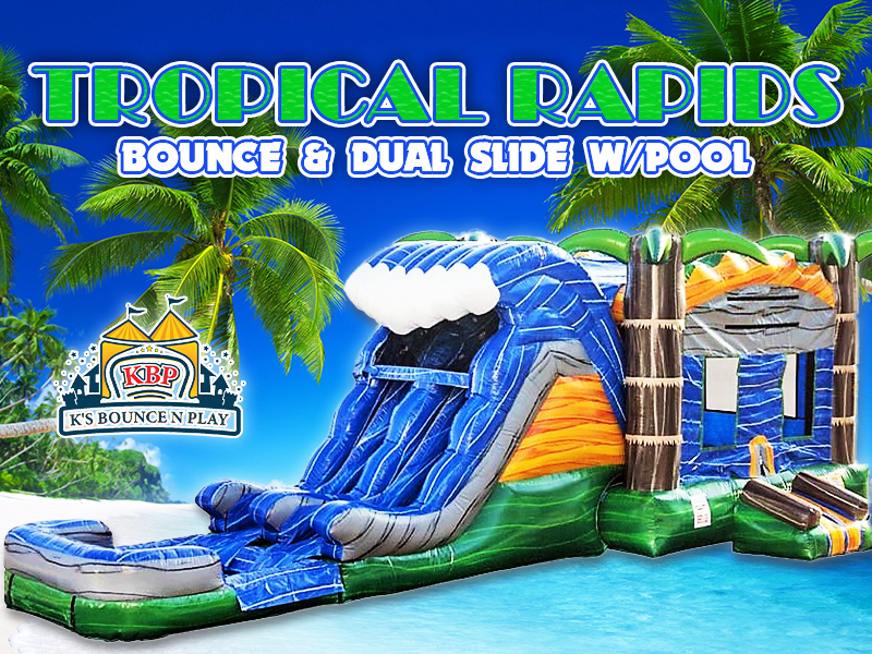 Tropical Bounce & Slide Combo Unit