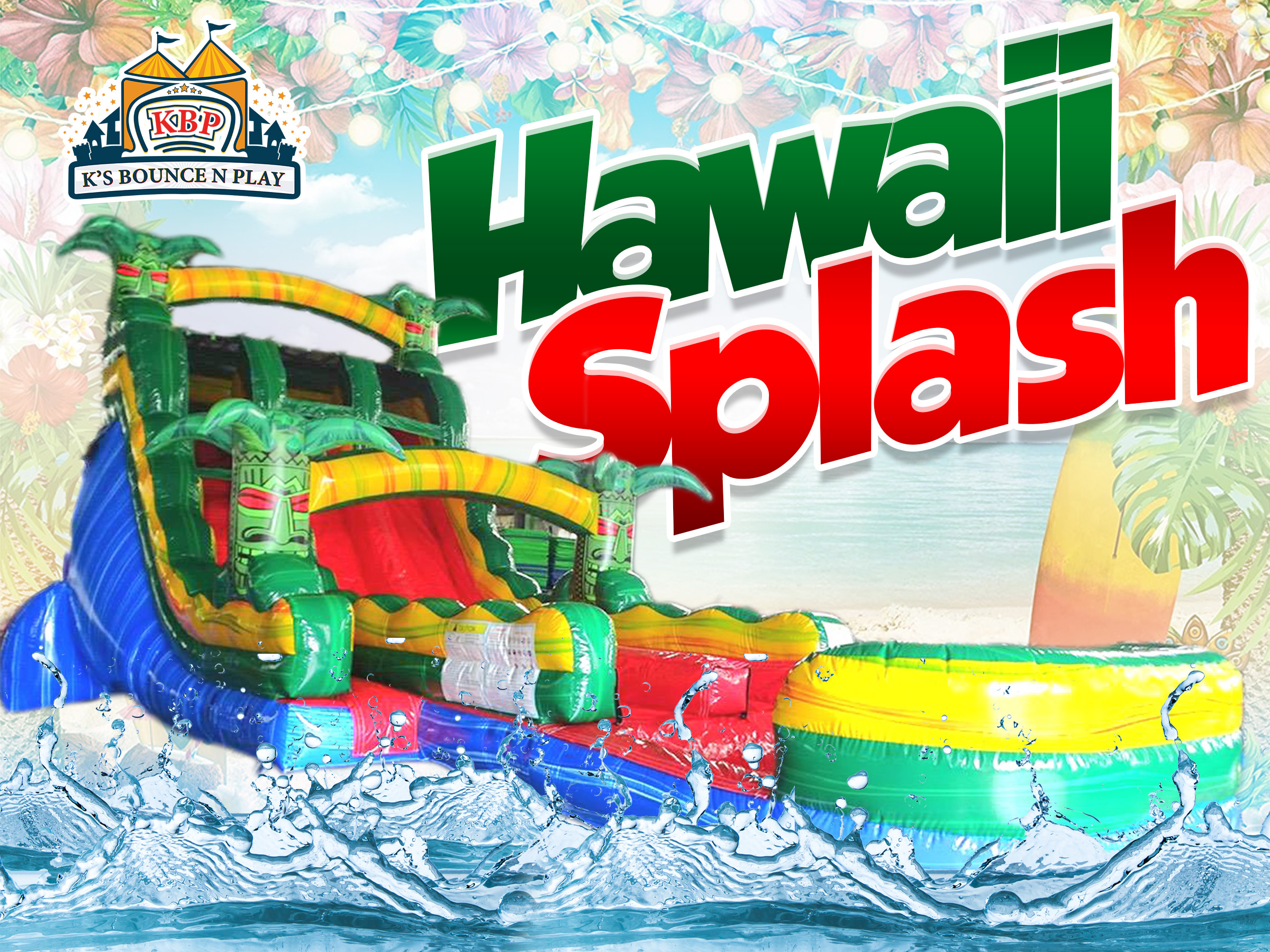 Hawaii Splash Water Slide